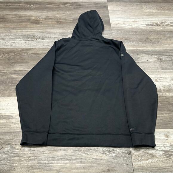 Under Armour UA Storm Black Grey Mens M Loose Fit Wounded Warrior Project Hoodie - Picture 3 of 9